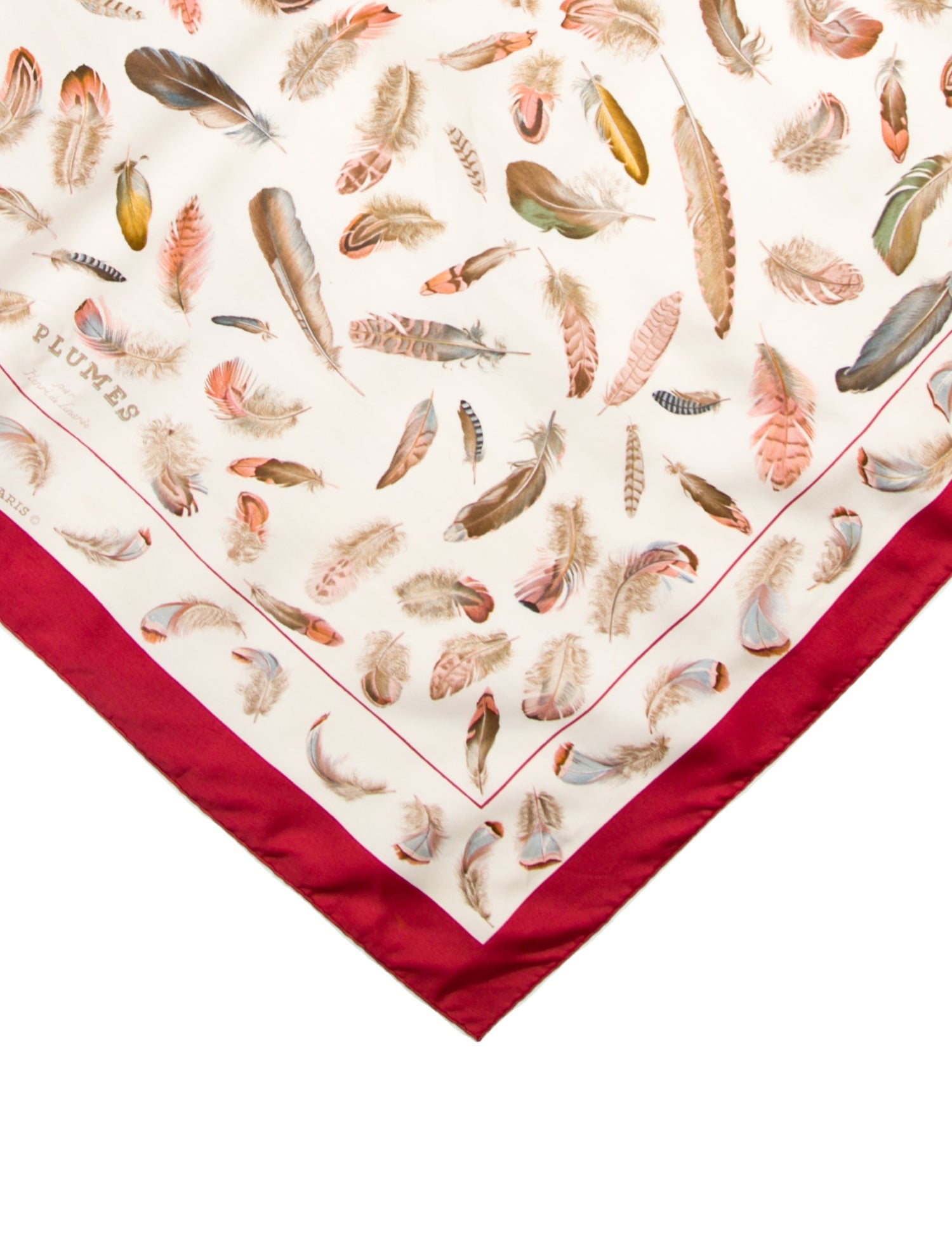 Hermès Plumes Silk Scarf